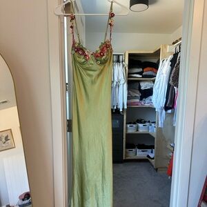 Princess Polly Light Green Floral Dress